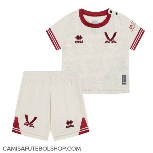 Camisa de time de futebol Sheffield United Replicas 3º Equipamento Infantil 2024-25 Manga Curta (+ Calças curtas)